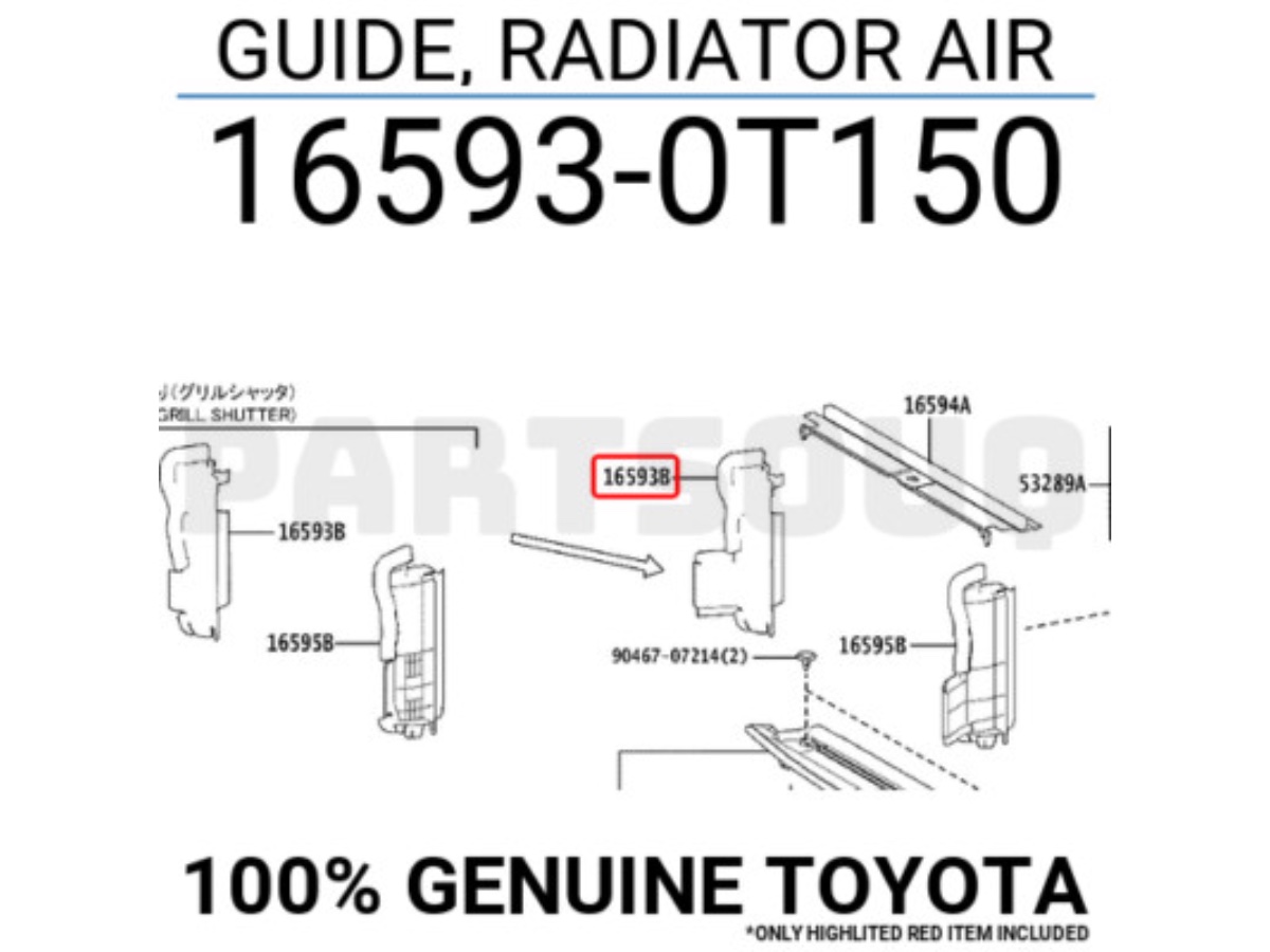 Director AER dreapta fata ORIGINAL TOYOTA Corolla e 210 Motorizare 1.8 SI 2.0  AN 2019-prezent 2